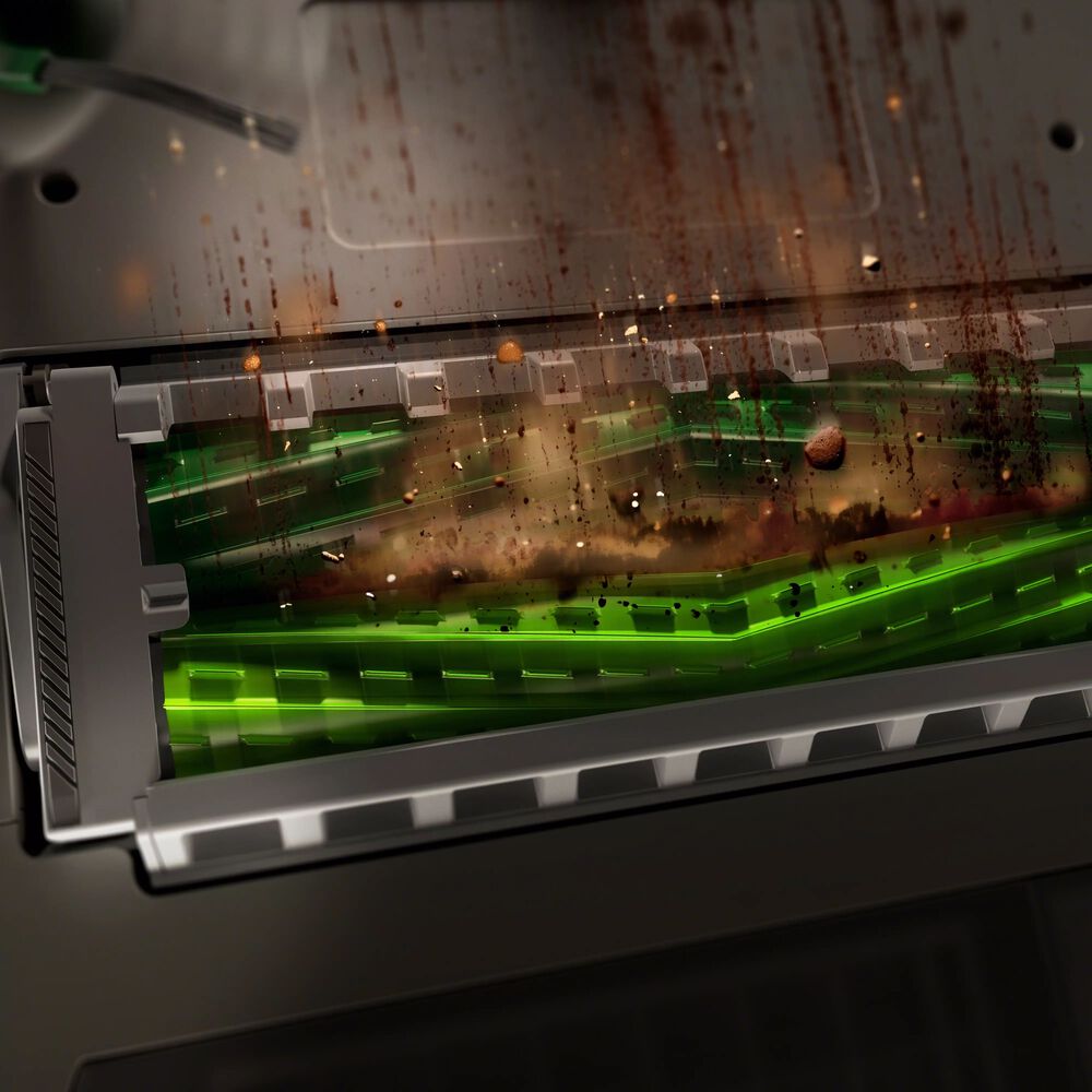 Dubbele rubberen borstels met anti-vastlooptechnologie