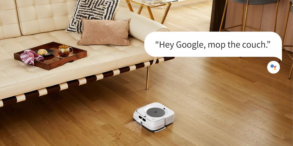 Utilizar a Alexa para dizer a um robot Braava onde tem de lavar
