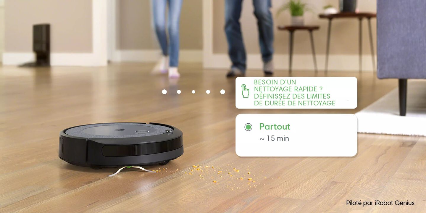 Définissez les options de durée pour un nettoyage rapide.