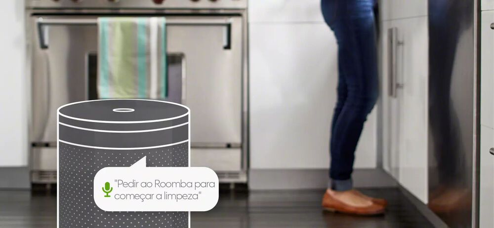 Utilizar um dispositivo inteligente para controlar um robot Roomba