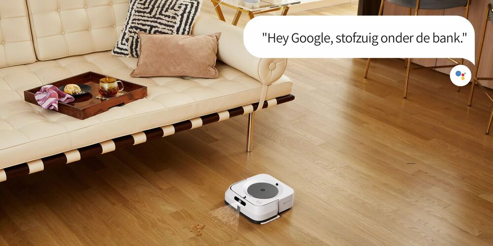 Alexa gebruiken om een Braava te vertellen waar er moet worden gedweild