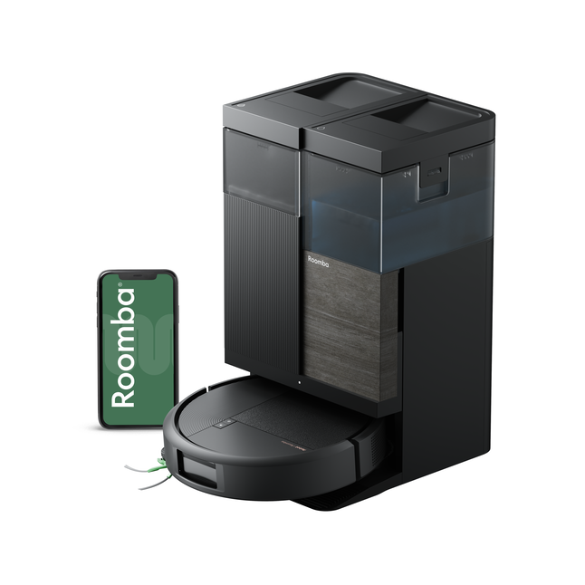 Roomba&reg; Combo 575 Plus + Base AutoWash&trade; &ndash; Preto