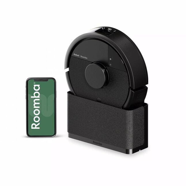 Robot aspirador y friegasuelos Roomba&reg; Mini con Base SlimCharge&trade; - Negro