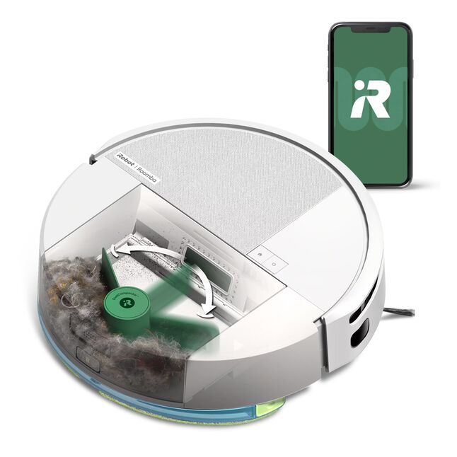 Robot Roomba&reg;&nbsp;205 DustCompactor&trade; Combo - Blanc, , large image number 1