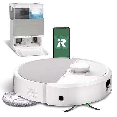 Roomba&reg; Plus 505 Combo-Roboter + AutoWash&trade; Dock&nbsp;&ndash; Wei&szlig;