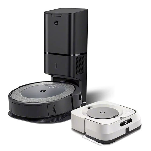 Pack iRobot® com robot aspirador Roomba® i3+ e robot esfregona Braava jet® m6, , large image number 0