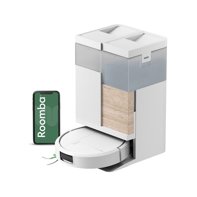 Roomba&reg; Combo 575 Plus + Base AutoWash&trade; &ndash; Branco