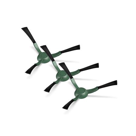 Escova de Limpeza de Cantos para robots Roomba&reg; Max 705 Vac, Plus 505/405 Combo, 205 Dustcompactor&trade;, 105 Combo, Combo Essential, embalagem de 3