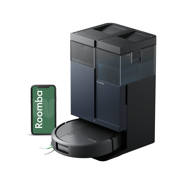 Roomba&reg; Combo 415 Plus + Dock AutoWash&trade; &ndash; Preto